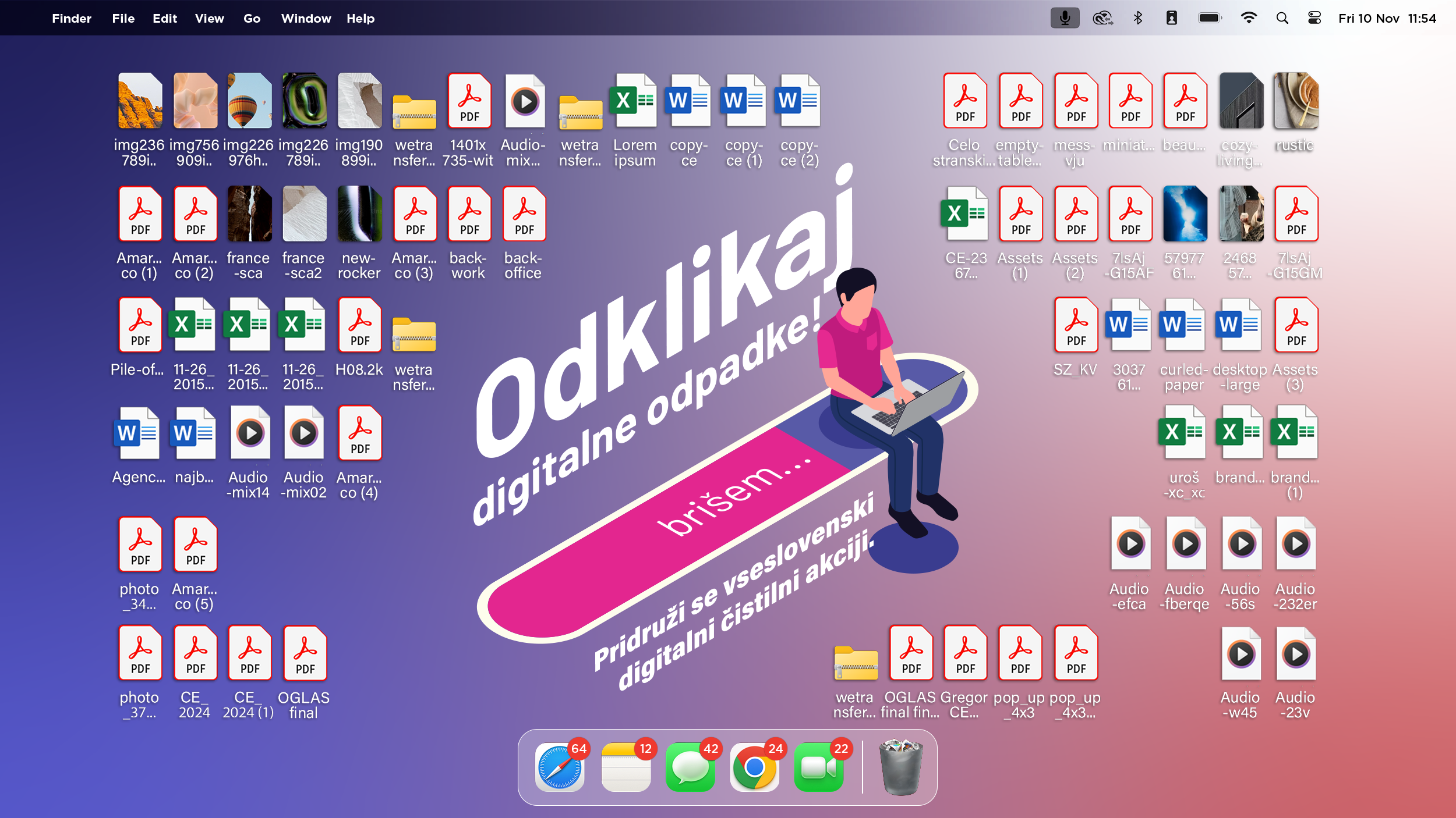 Očistimo Slovenijo digitalnih odpadkov